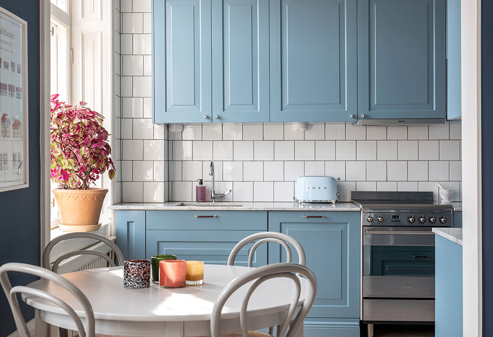 斯德哥尔摩活力蓝色公寓设计-10