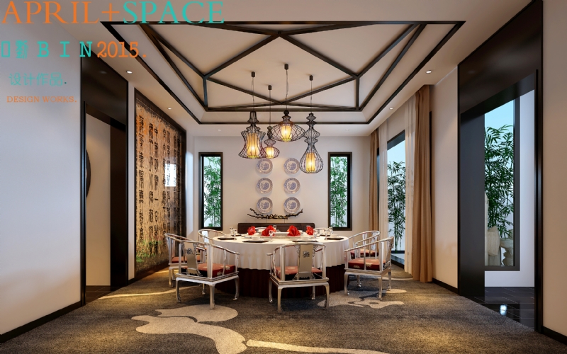 刘彬设计丨四月空间设计规划——忆江南-7