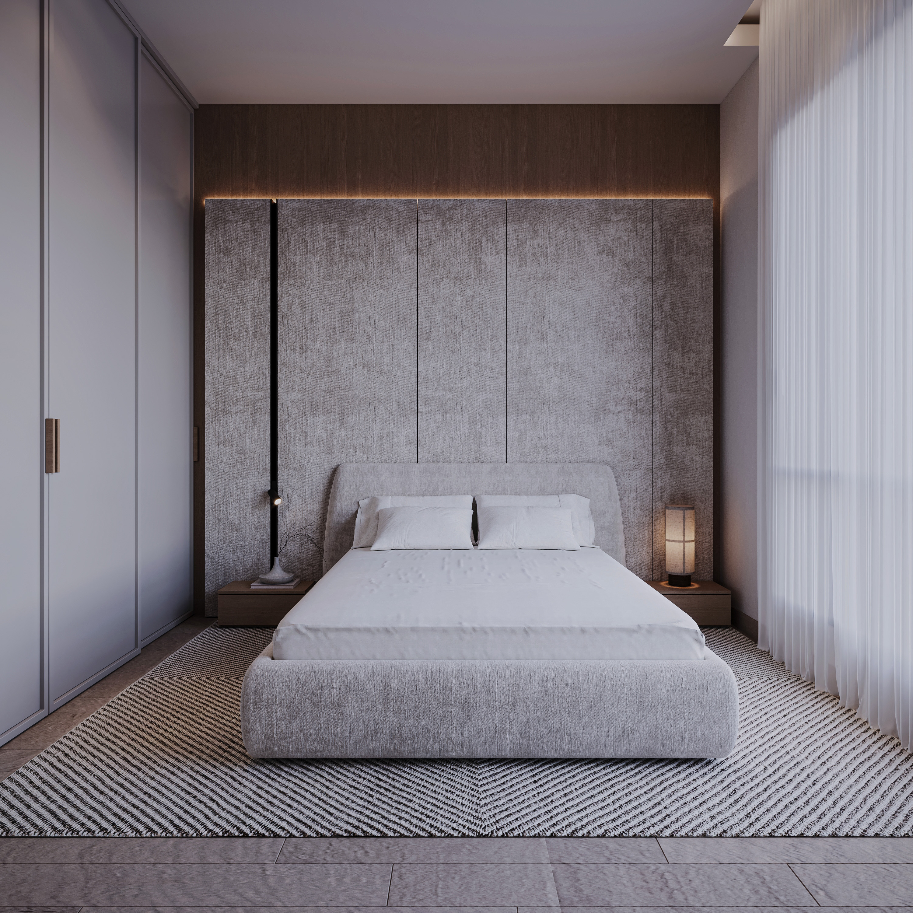 简约房间设计丨Emad El  Shahoubi designs,Heba Said-5