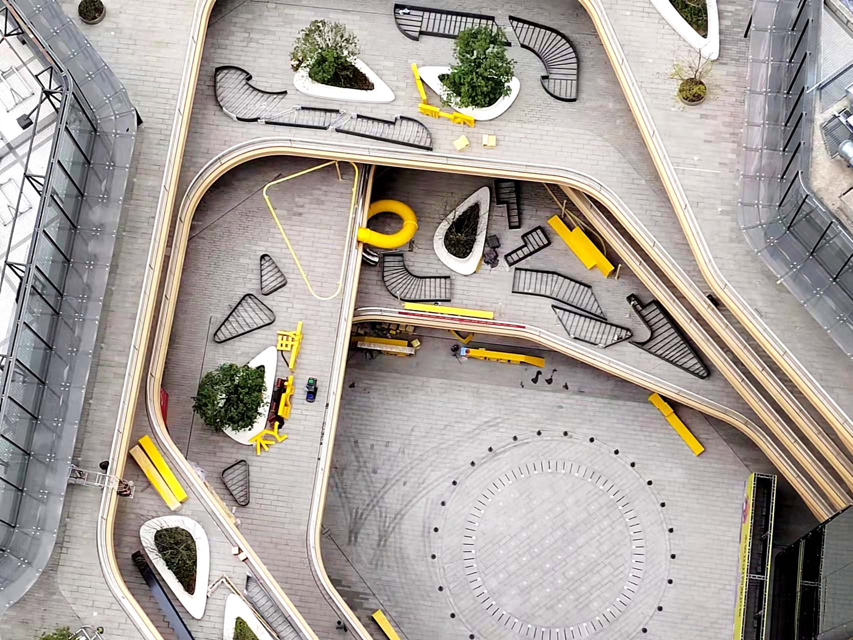 西安未央168商业街区露台改造丨中国西安丨原筑景观-8