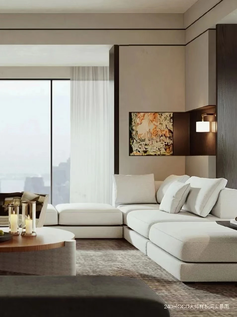 私宅作品·艺光线影丨中国山西丨EWEN.意文设计-71