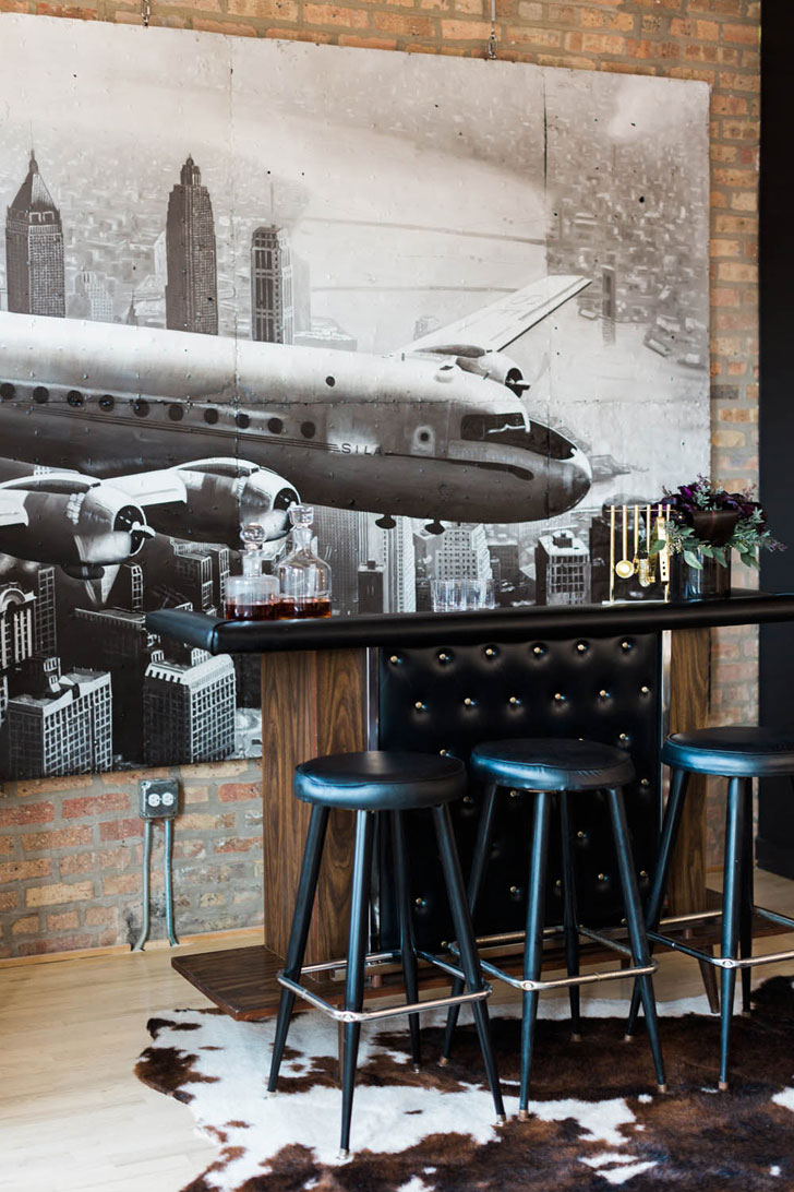 芝加哥旧工厂里的艺术画廊式波西米亚风公寓-6