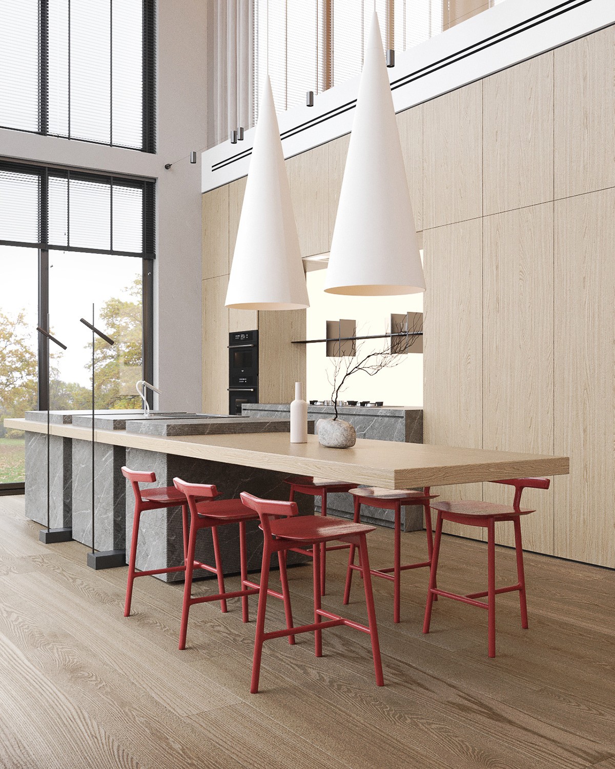 简约挑空别墅设计-1