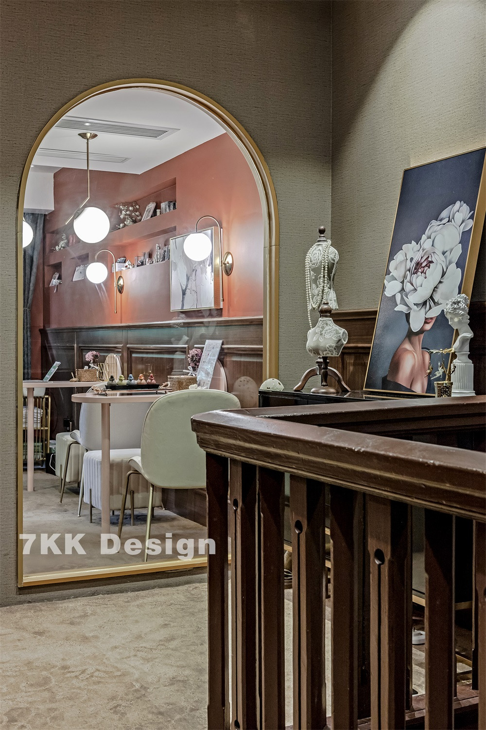 魔都老洋房艺术会所,复古与轻奢的完美融合-36