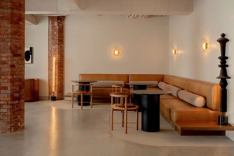 
柔和曲线和原始纹理结合低调时尚的办公室设计 - 戈者设计 | 戈者设计-5