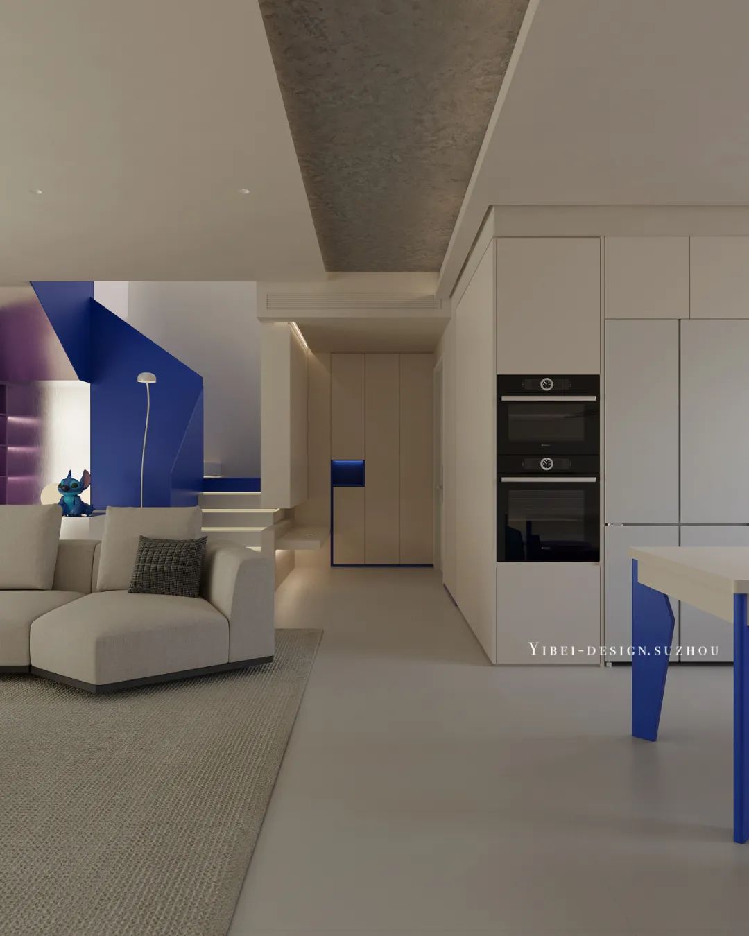 极简色彩的空间诗篇 · 家装设计丨中国苏州丨YIBEI DESIGN-12