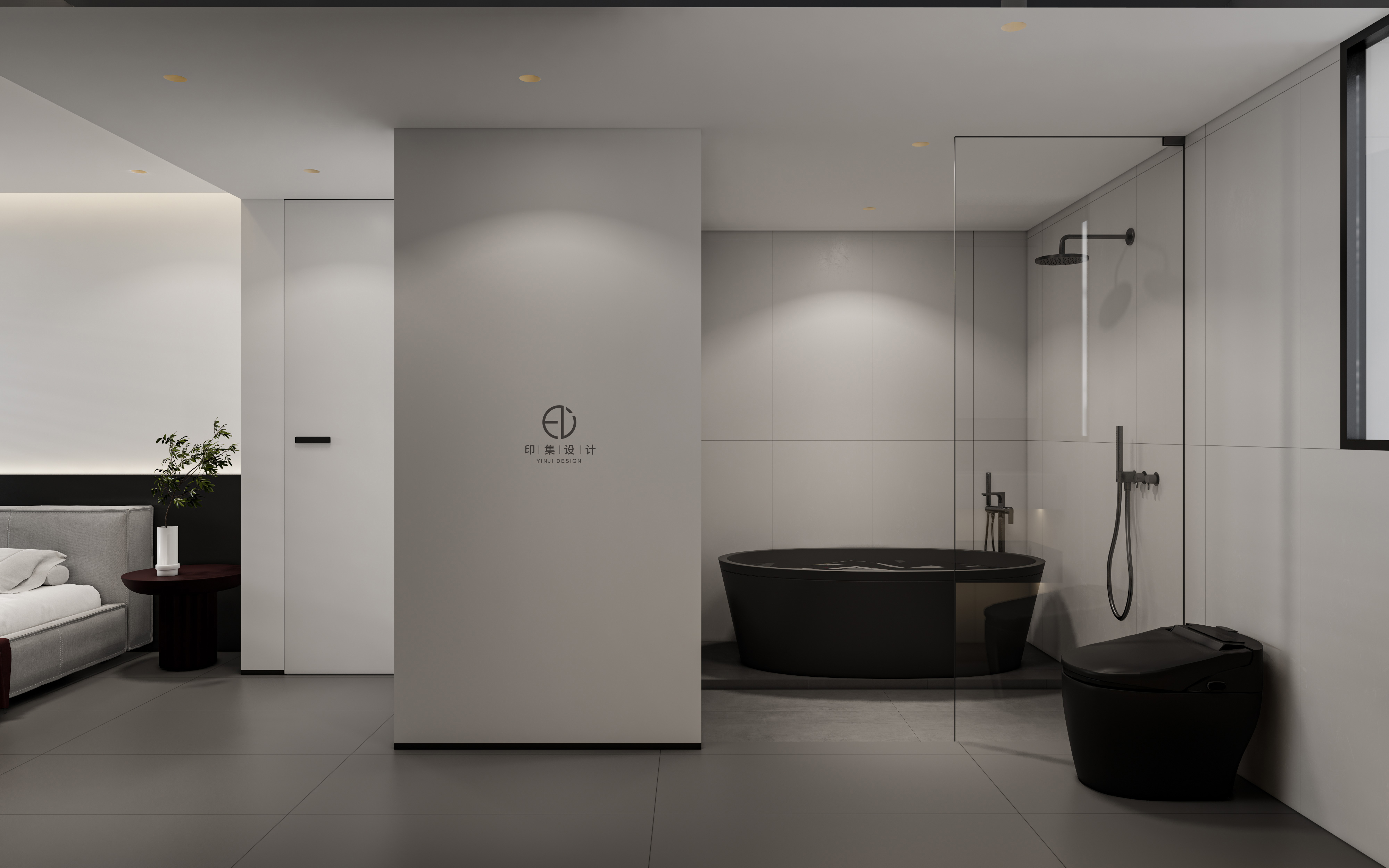 115㎡极简黑白灰，赋予生活的简雅情态-17