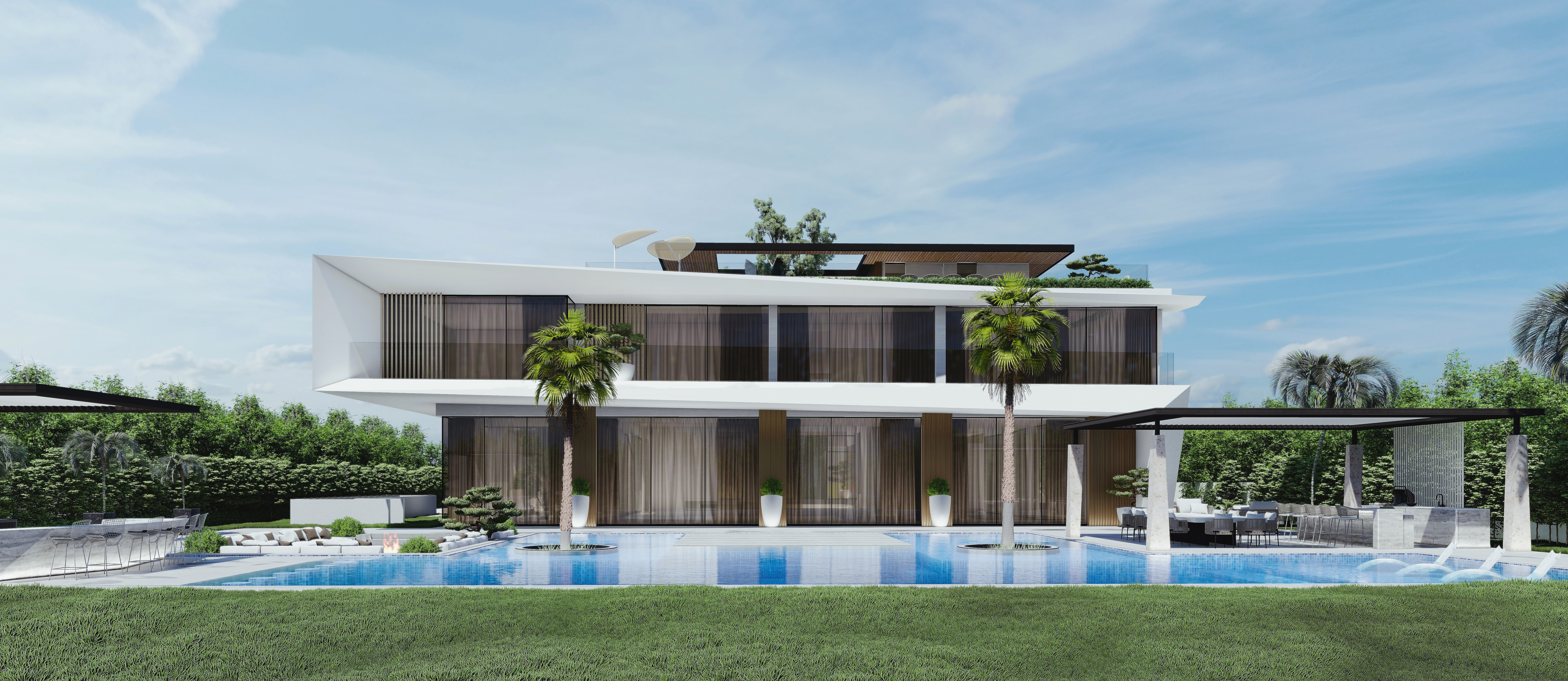 V2 HG 别墅外景观设计丨阿联酋迪拜丨Eleven Plus 装饰设计工作室-8