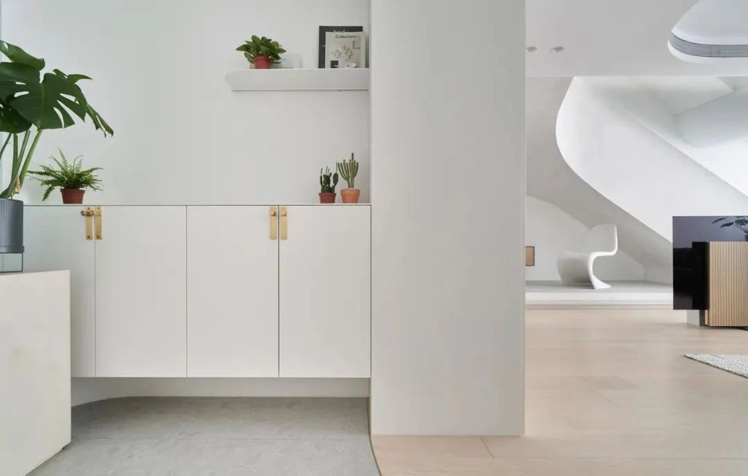 270㎡奶白色豪宅,静谧亲子之家丨北鸥设计-10