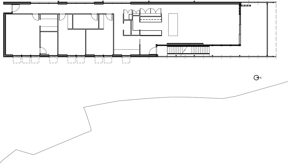 A Long, Narrow House Nestled into the Side of Mount Macedon-20