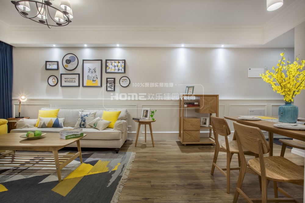 成都中粮锦云混搭风三室一厅,简约实用,空间改造巧妙-21