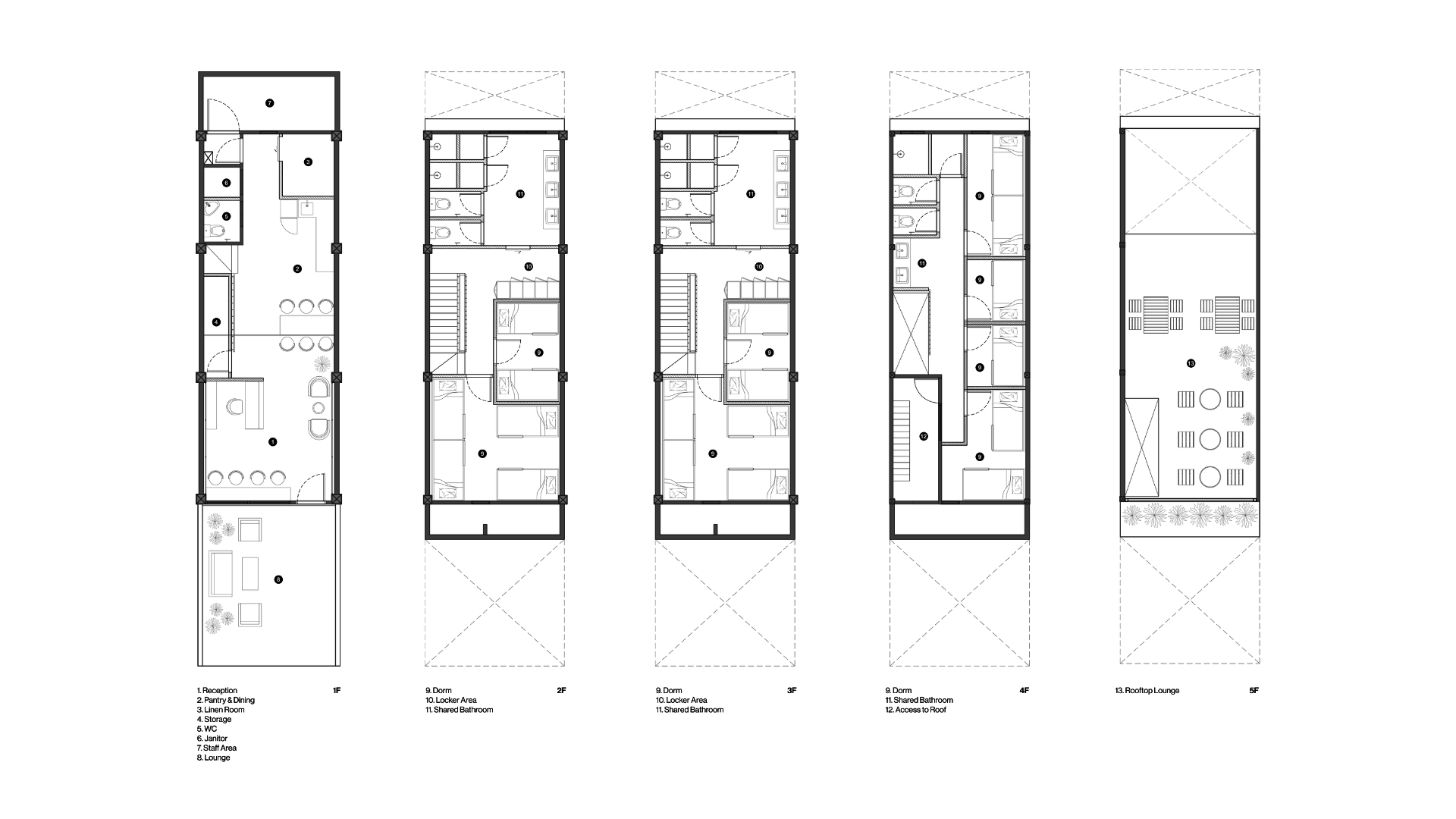 The Ostel Hostel Bangkok室内设计丨泰国曼谷-12