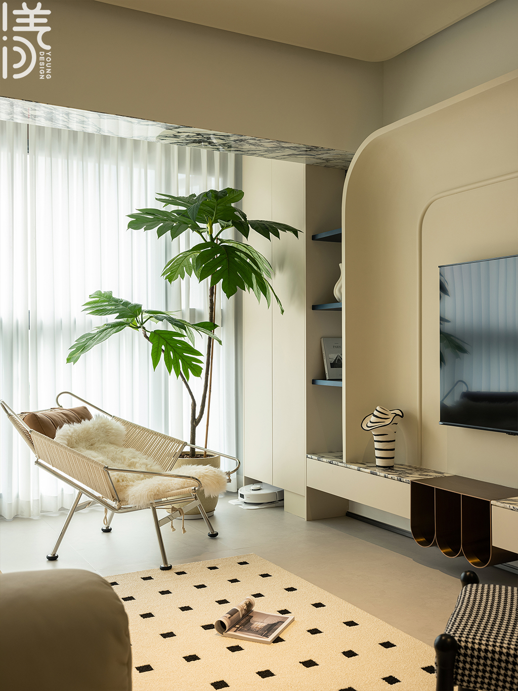 奶香可可平层丨中国深圳丨深圳漾空间设计有限公司-37