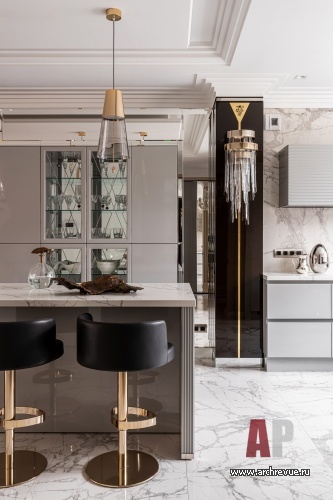 波罗的海带节日氛围的三层艺术装饰风格联排别墅丨俄罗斯加里宁格勒丨Чашкина Алена（恰什金娜·阿琳娜）-23