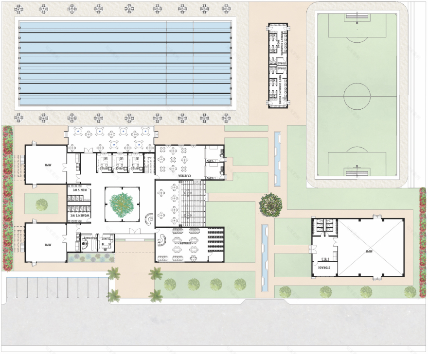 因巴巴青年中心丨埃及丨开罗大学工程学院建筑系-12
