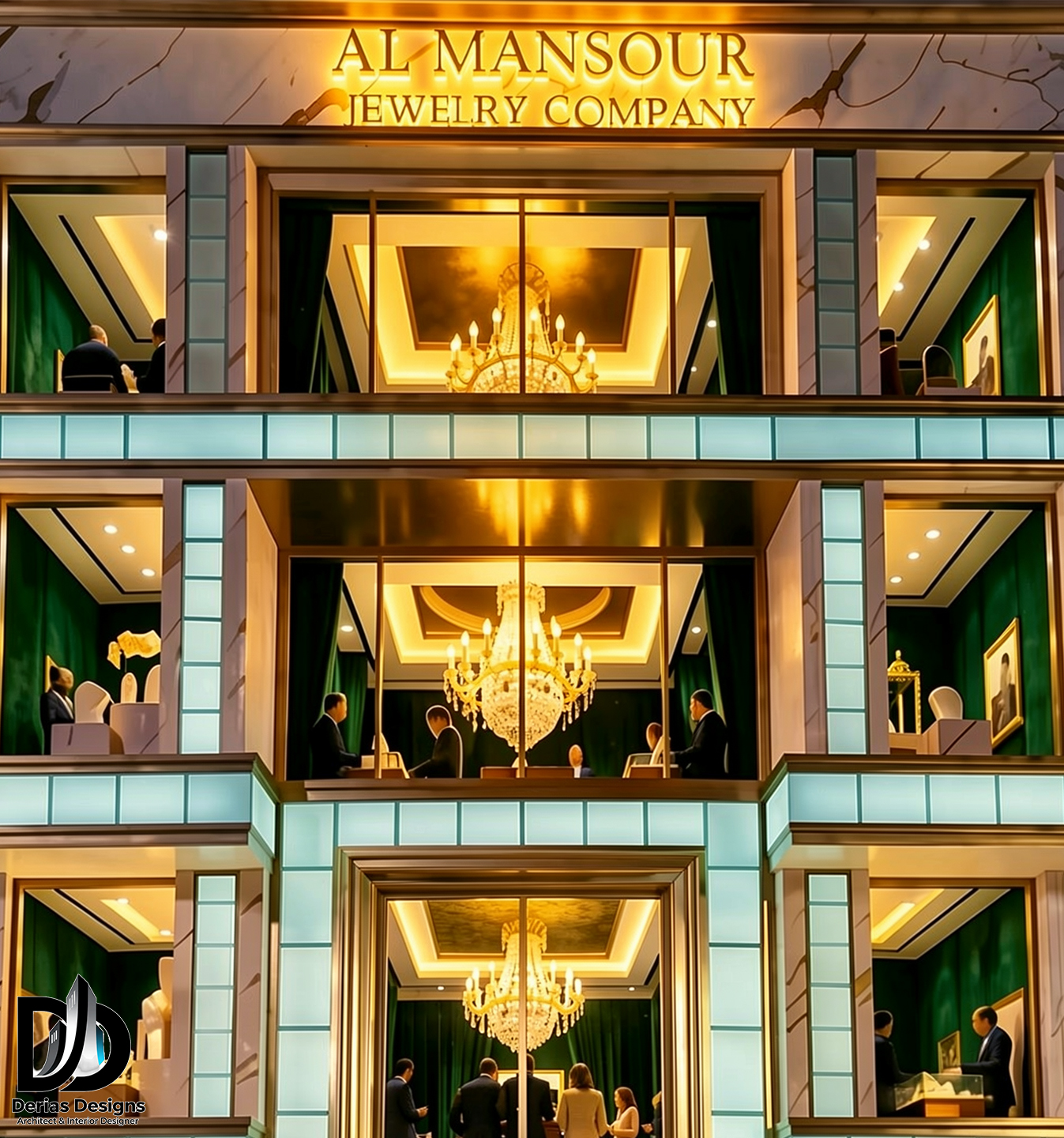 Al Mansour Jewelry | Luxury Commercial Facade - Iraq-7
