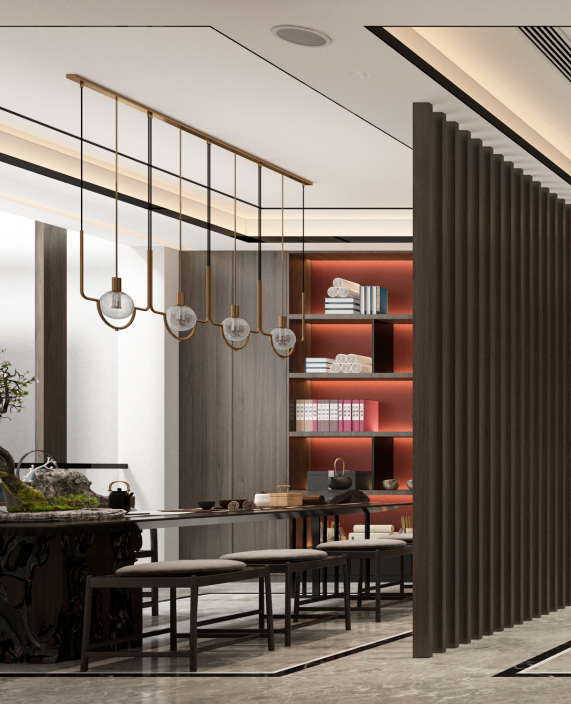 【一鸣设计案例 】918m²别墅大变身，用新中式焕发空间魅力，打造专属空间！-42