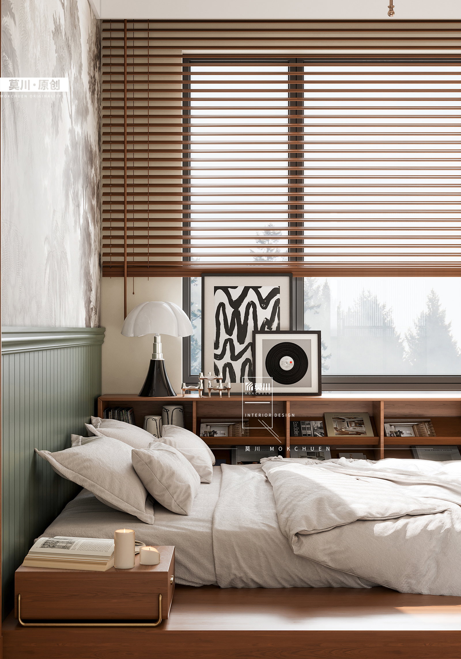 临海揽山，美式中古风格，美到心坎上-9