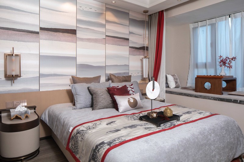 融侨郑州中晟悦城东苑样板间 | 现代东方意境的完美呈现-8