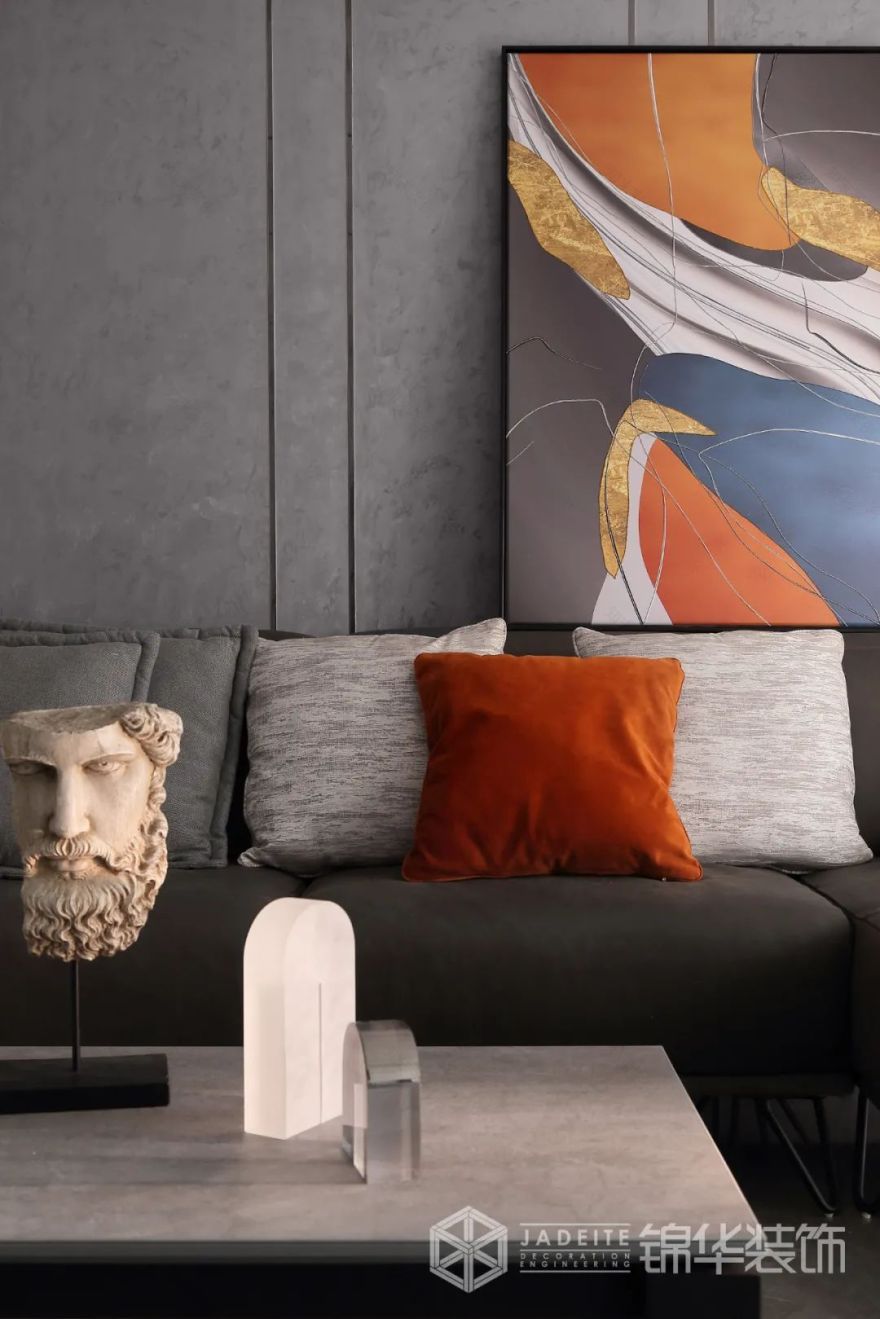 现代极简一人居丨锦华装饰-7