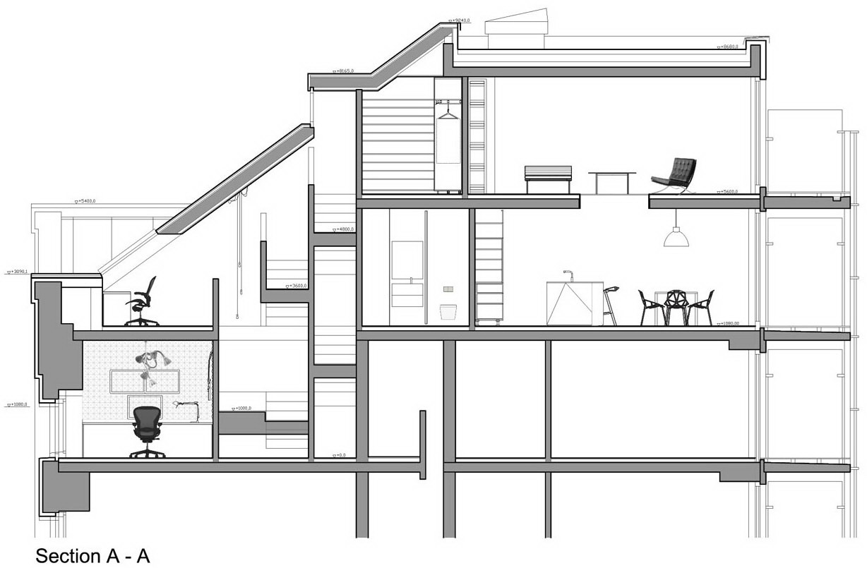 B2 Architecture | 捷克布拉格工厂改造阁楼住宅-29