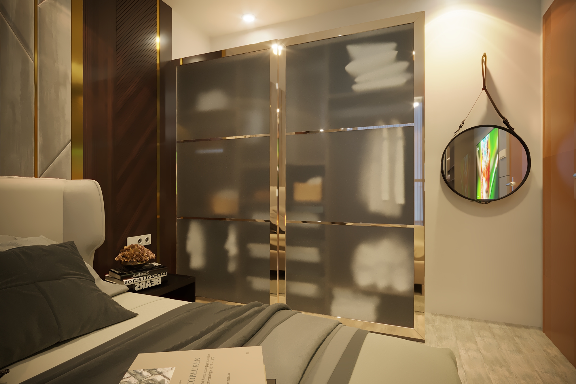 Bedroom Ultra Modern Corona Night Light 2021-4