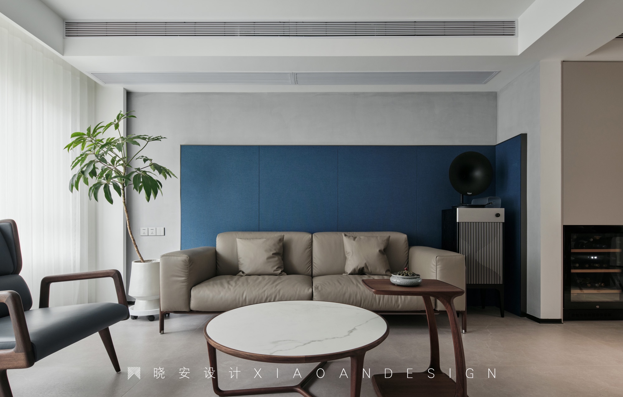 「蓝色狂想曲」私宅设计丨晓安设计-15