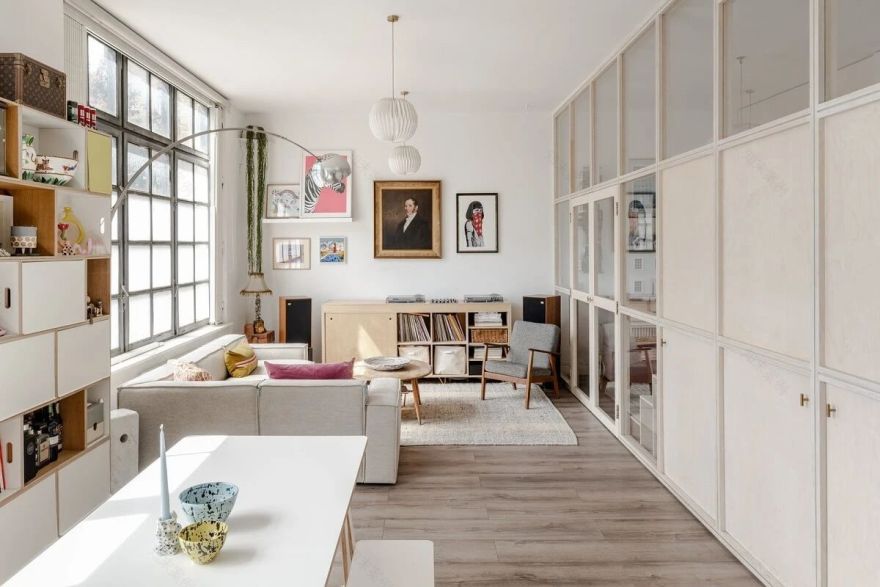 巧用隔断的 56㎡小宅空间设计-11