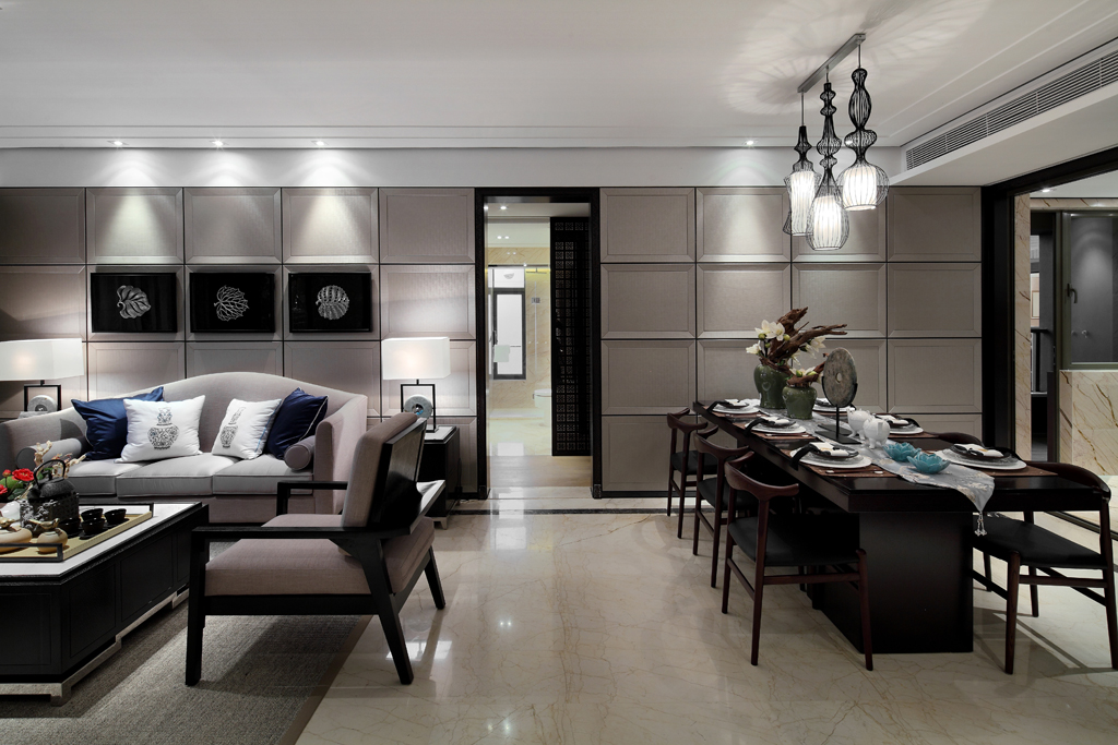 现代中式样板房设计 | 传统与时尚的完美碰撞-24