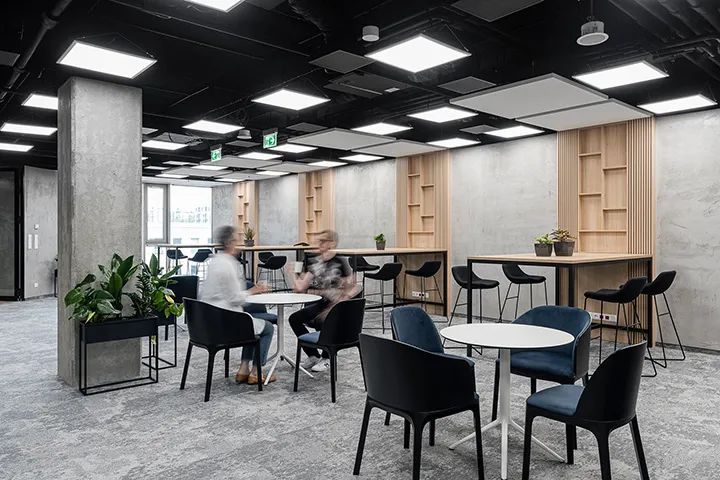 1400㎡制造公司总部办公空间,优雅精致灰的工业风设计-45