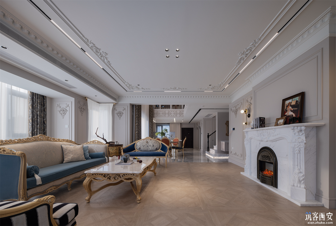 得然 · 西安270㎡叠拼私宅设计丨中国西安丨OZD本来空间设计-30