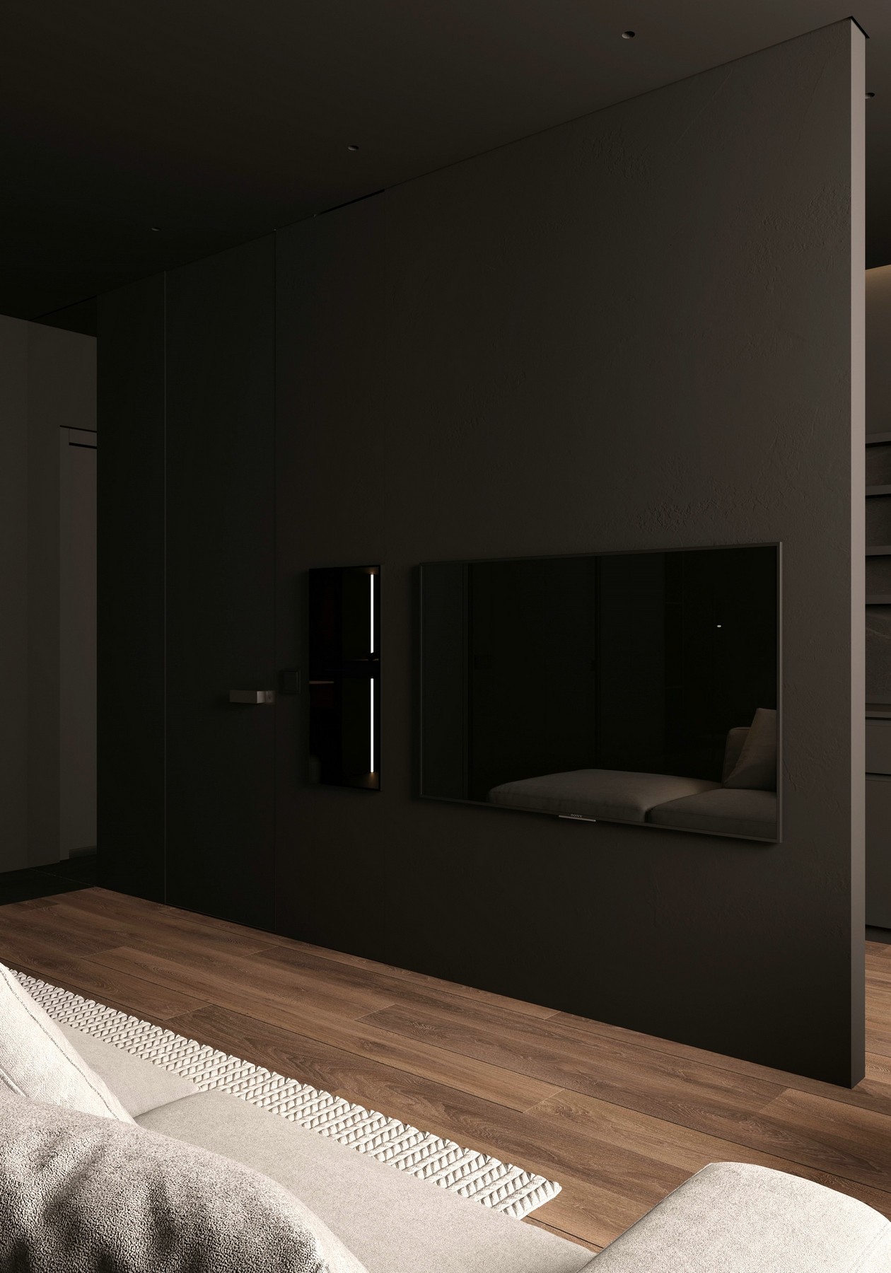 黑色系公寓设计 既大气又沉稳-8