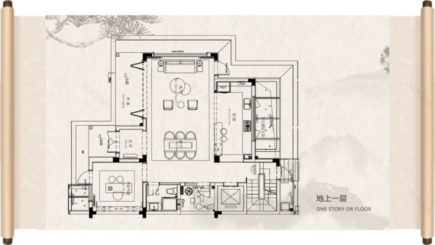 万达·内江汉安印合院样板间软装丨中国内江丨深圳市伊派室内设计有限公司-72