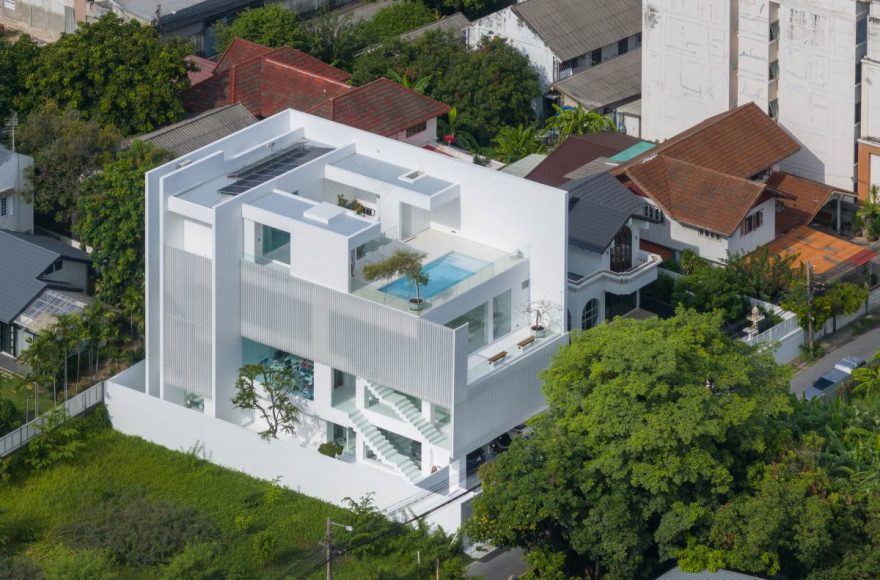 บ้านสีขาว โฮมสตูดิโอที่ผสานพื้นที่อยู่อาศัยในบ้านหลากฟังก์ชัน-1