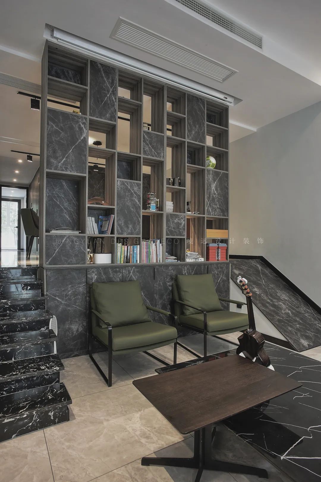 200㎡现代简约黑白灰,无主灯设计演绎个性空间高质感-42