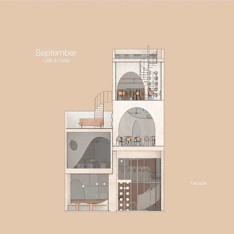 September 咖啡厅 2 号店丨越南胡志明市丨Red5studio + Ben Decor-11