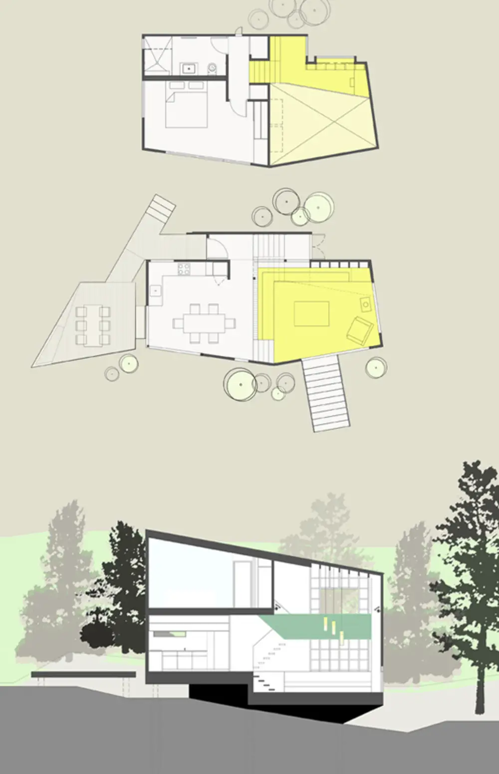 新西兰自然中黑色别墅设计，极简与环保的完美结合-18