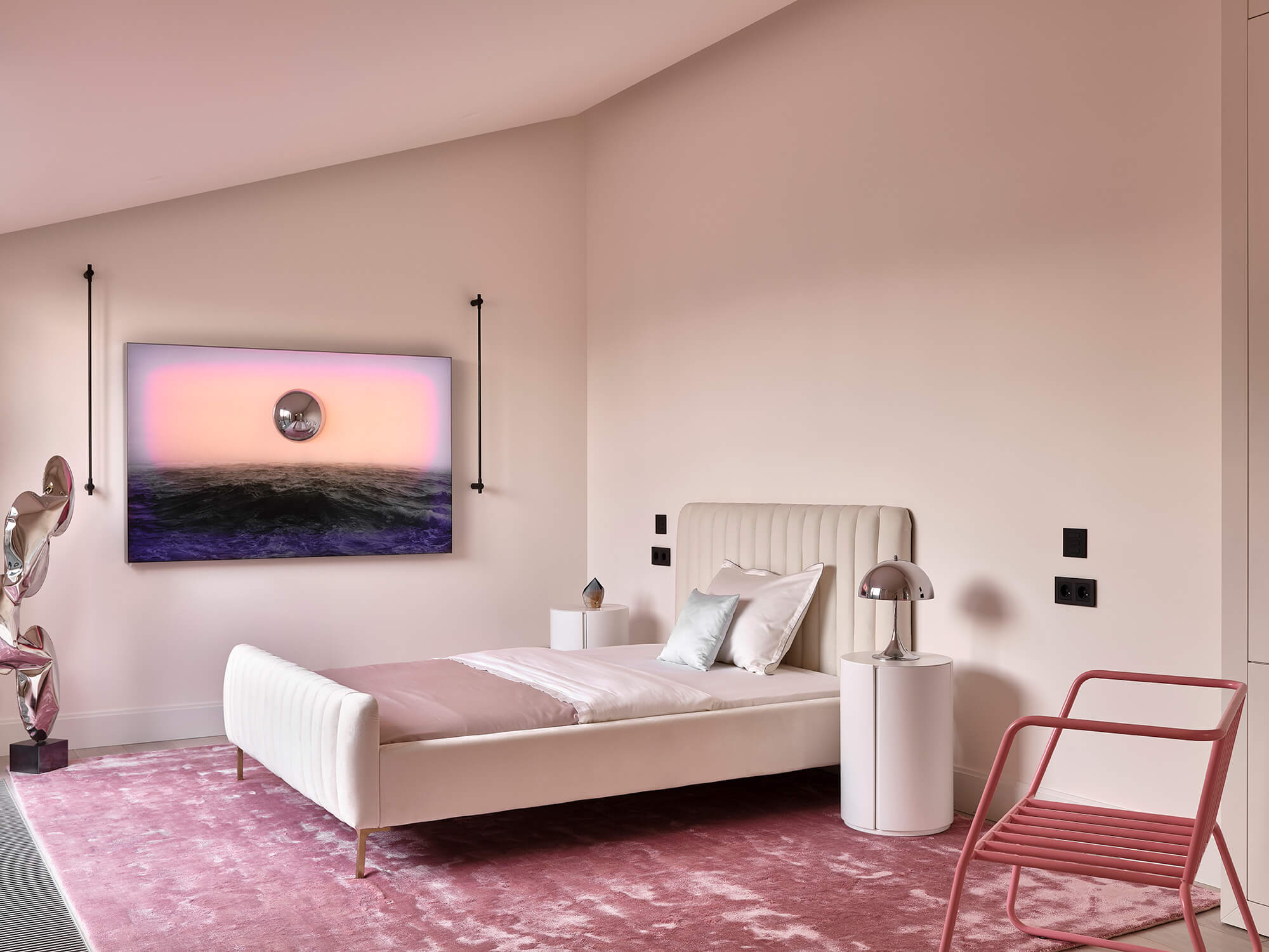 莫斯科色彩鲜艳的现代公寓丨俄罗斯莫斯科丨Well Done Interiors-91