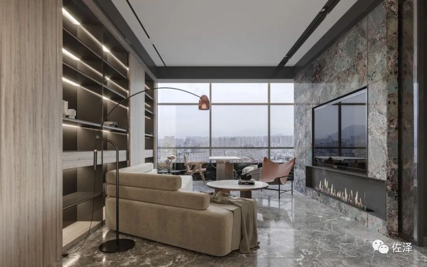 意式简约之美,佛山中信山语湖复式住宅设计-27