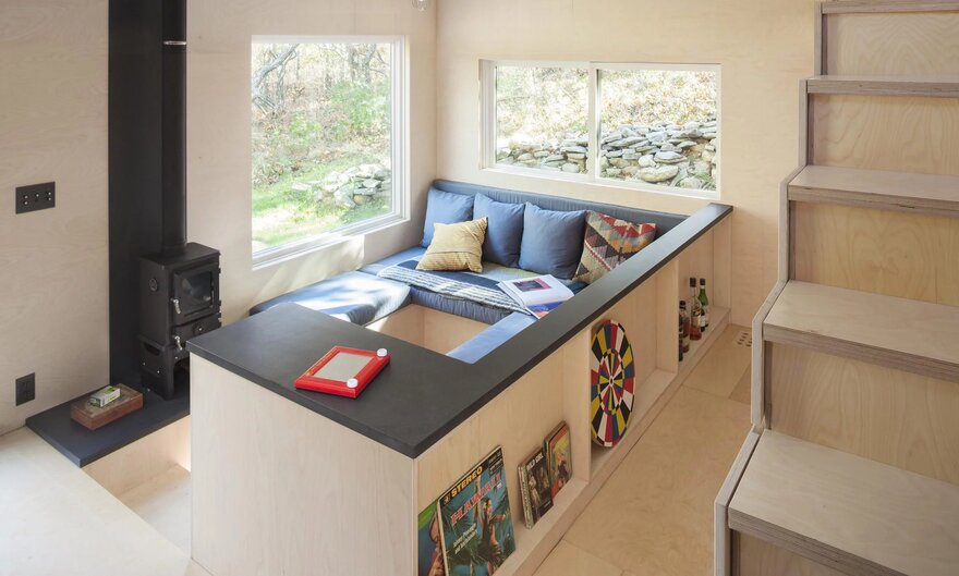 微型珠宝盒 | 纽约长岛城 12x15 英尺小客舱设计-12