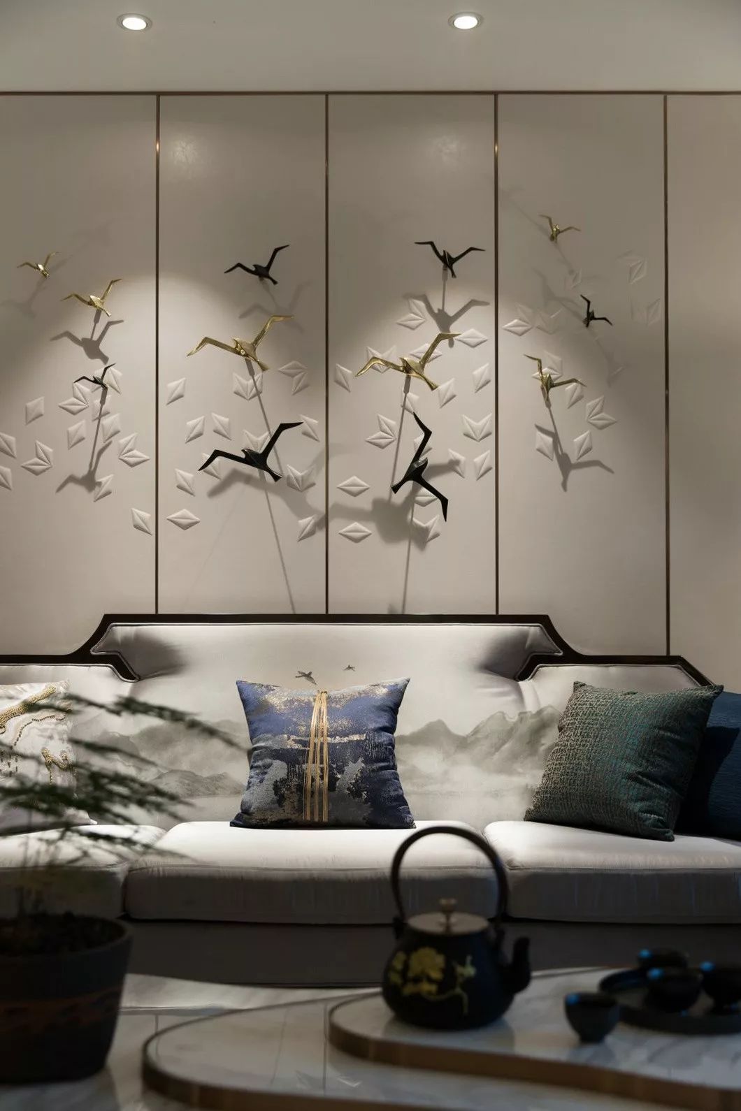 常德壹号府·新中式风格样板房设计丨中国常德丨伊派软装设计-10