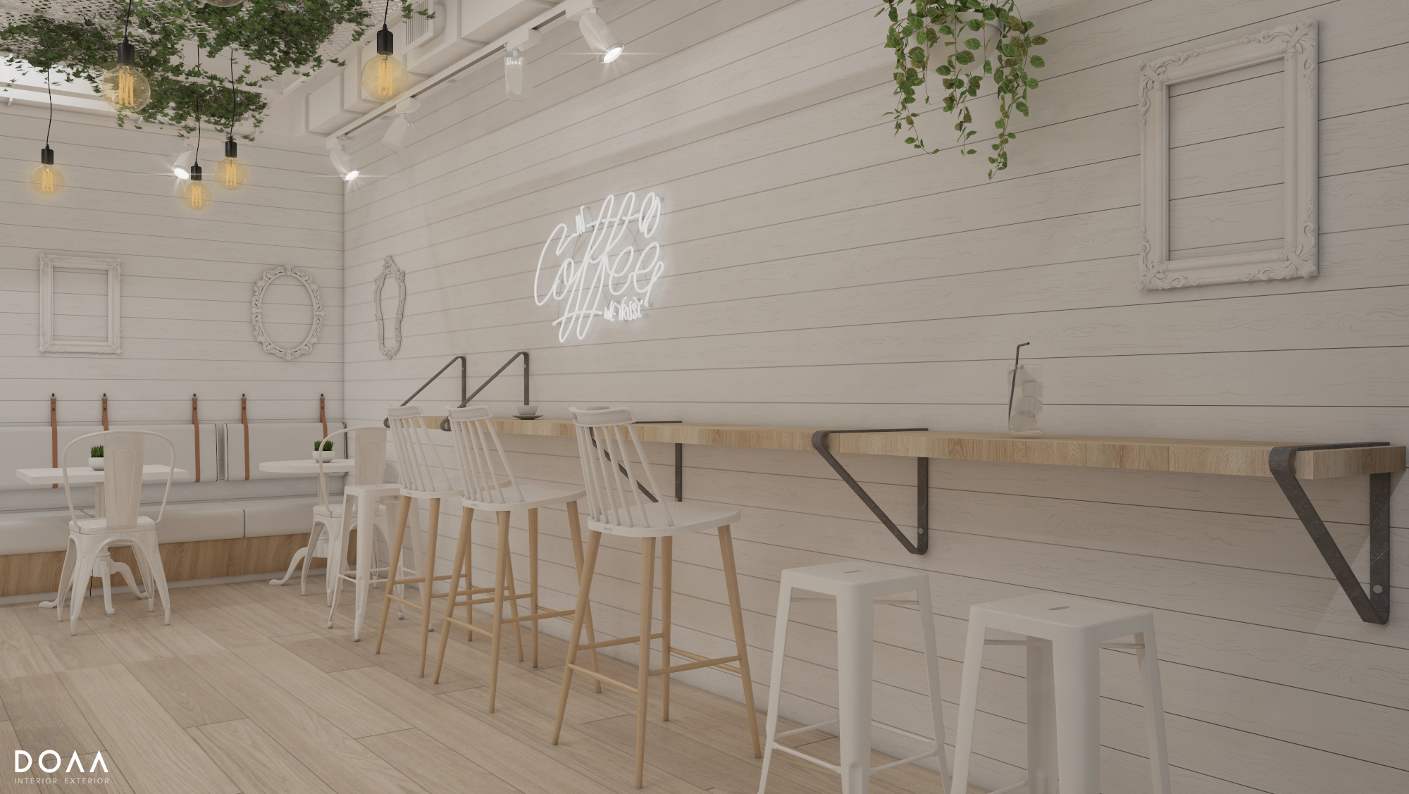 法国工业咖啡馆丨印度达曼丨Doaa Interior-10