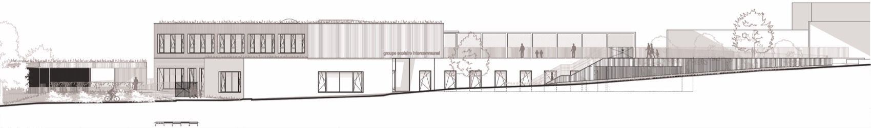Honcourt 学校丨法国丨f+f architectes-66