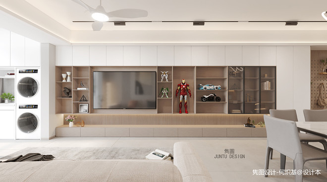 138㎡现代简约旧改  广州白云岭南新世界丨中国广州-14