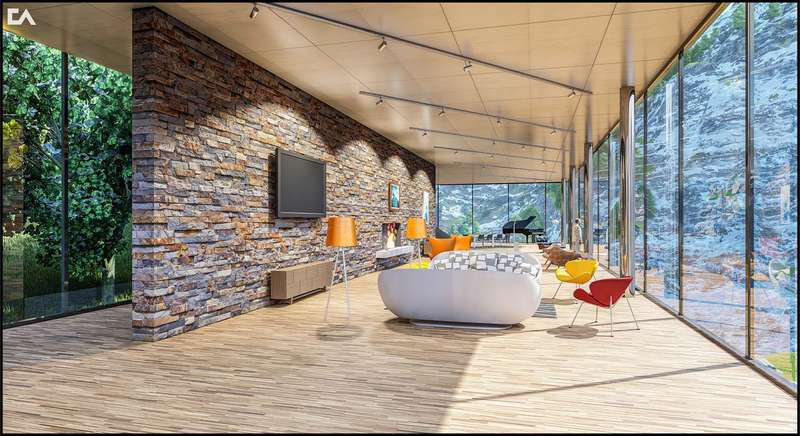 高地山间小屋丨美国华盛顿丨阿联酋顶级建筑公司-5