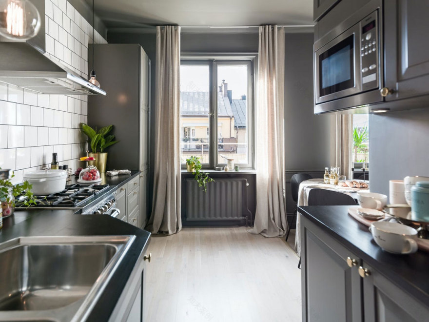 瑞典 35 平米小户型公寓的精致设计-8