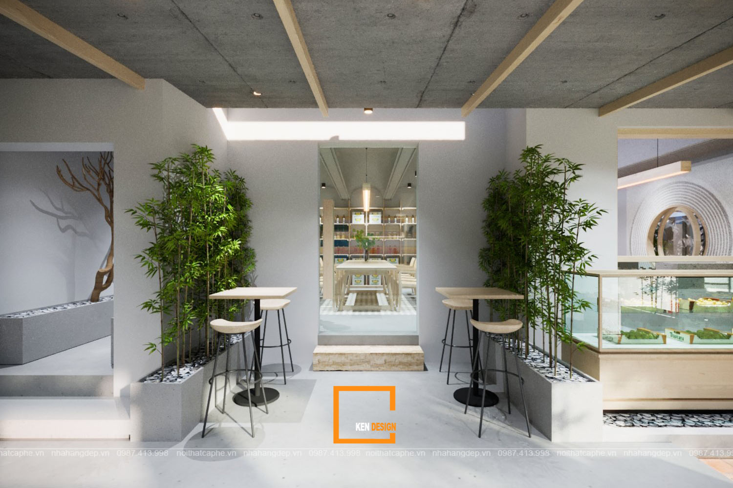 ANANDA Nghĩa Tân果汁饮品店设计丨越南河内丨Ken Design-28