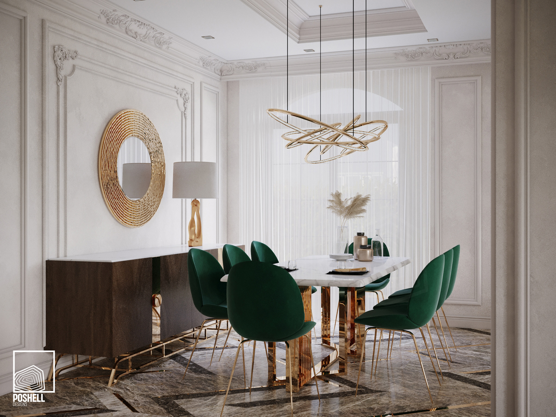 私人住宅别墅 G·F·丨埃及开罗丨Poshell Designs-16