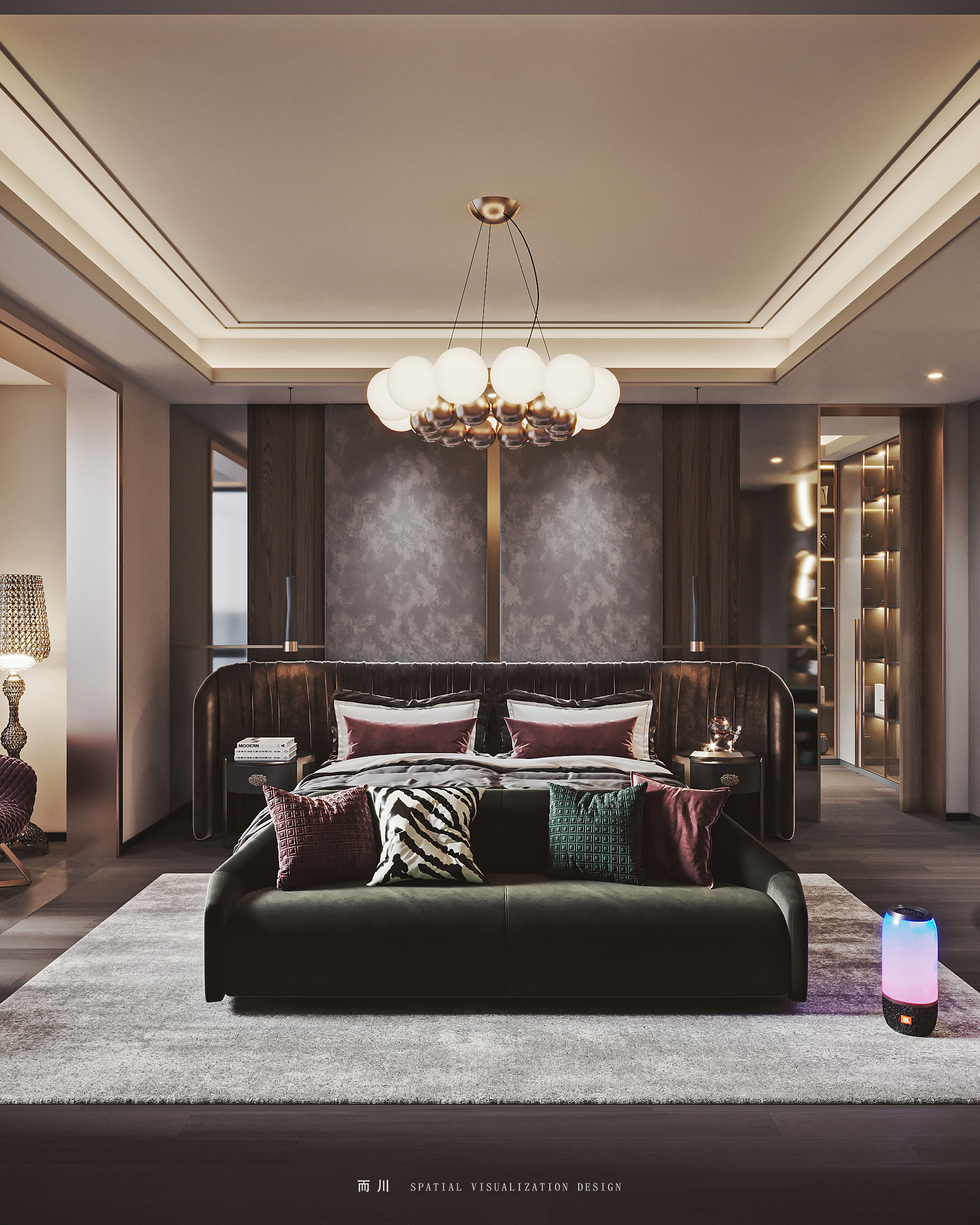 意式轻奢丨而川空间可视化工作室-18