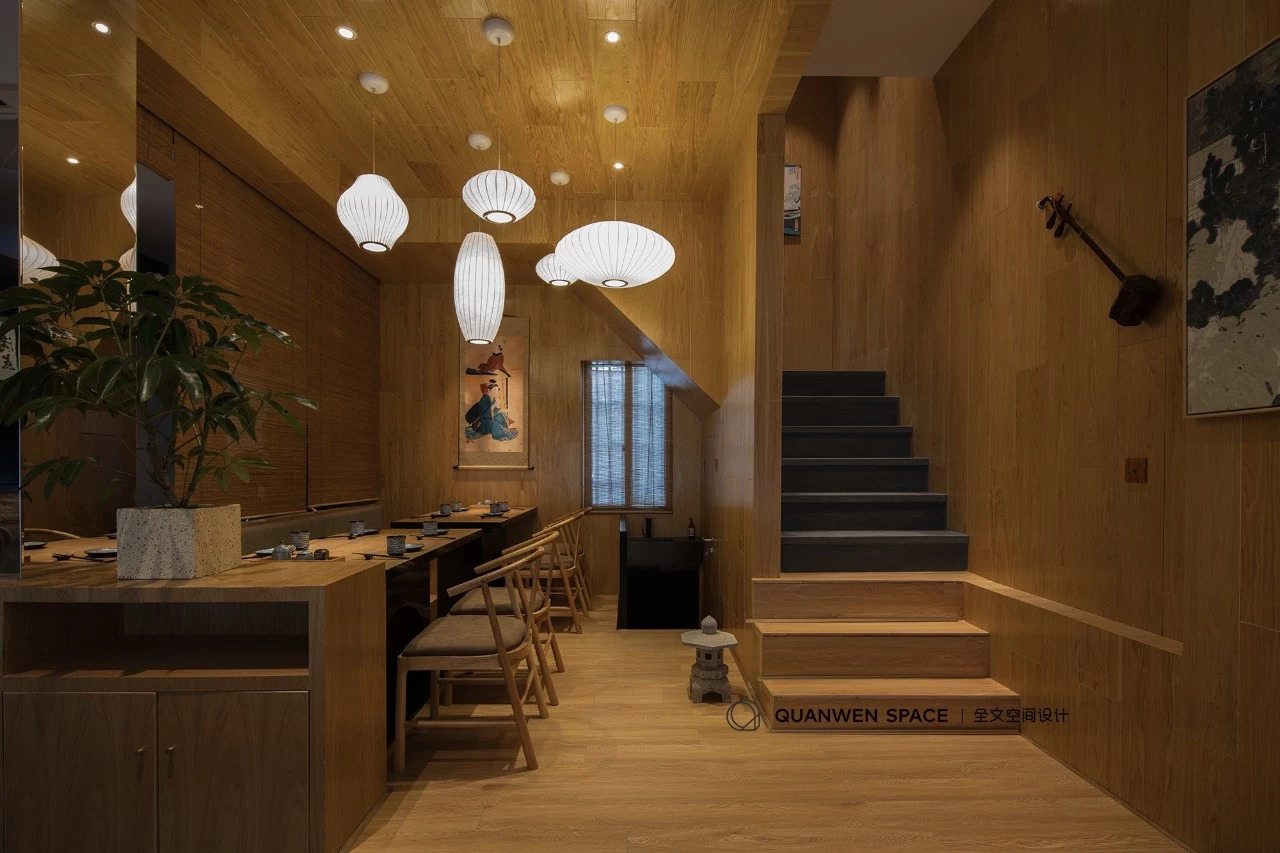 《鹿岛》日式料理 | 现代禅意融合传统美学的餐饮空间-45